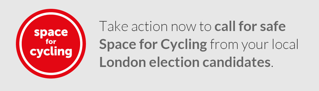 The Space4Cycling campaign has gone live in Croydon and across London. Click here to take action now! Croydon Council controls the vast majority of roads in Croydon. It has the power to create safe Space for Cycling in Croydon. Croydon Cycling Campaign is calling on every Croydon candidate in this year’s London borough council elections to improve qualify of life for all by making local streets safe and inviting for everyone to cycle. By using our space4cycling website you can e-mail the candidates in your ward asking them to sign up to the specific improvement […]
